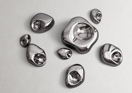 Stainless steel wall art project design detail