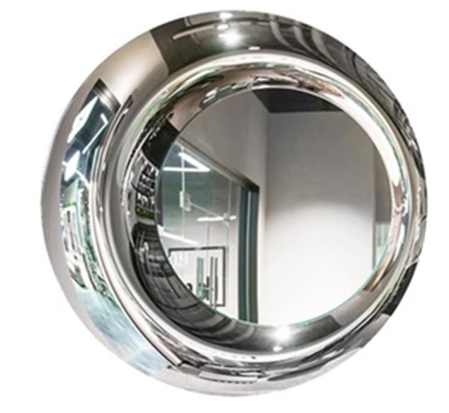 Stainless steel wall art project design detail