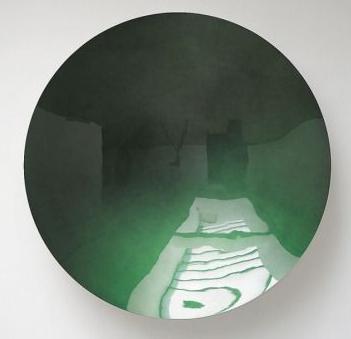 Stainless steel wall art project design detail