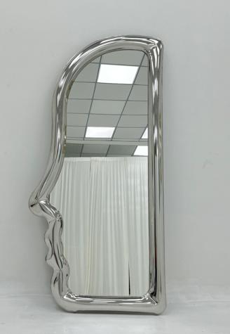 Stainless steel wall art project design detail