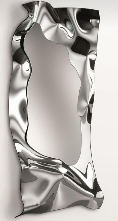 Stainless steel wall art project design detail