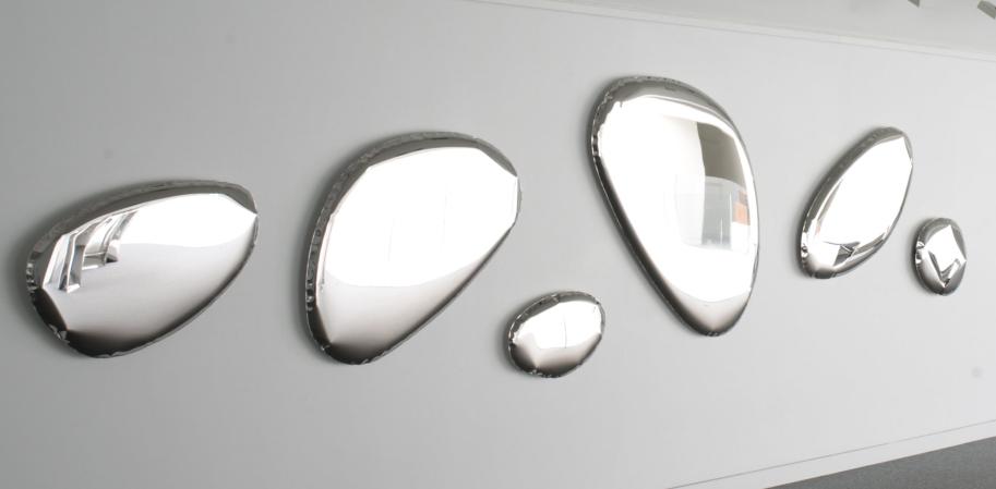 Stainless steel wall art project design detail