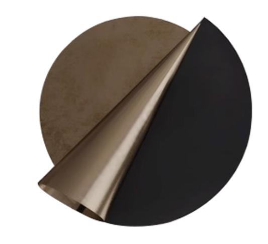 Stainless steel wall art project design detail