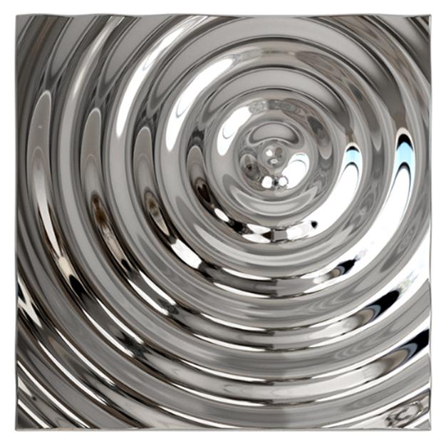 Stainless steel wall art project design detail