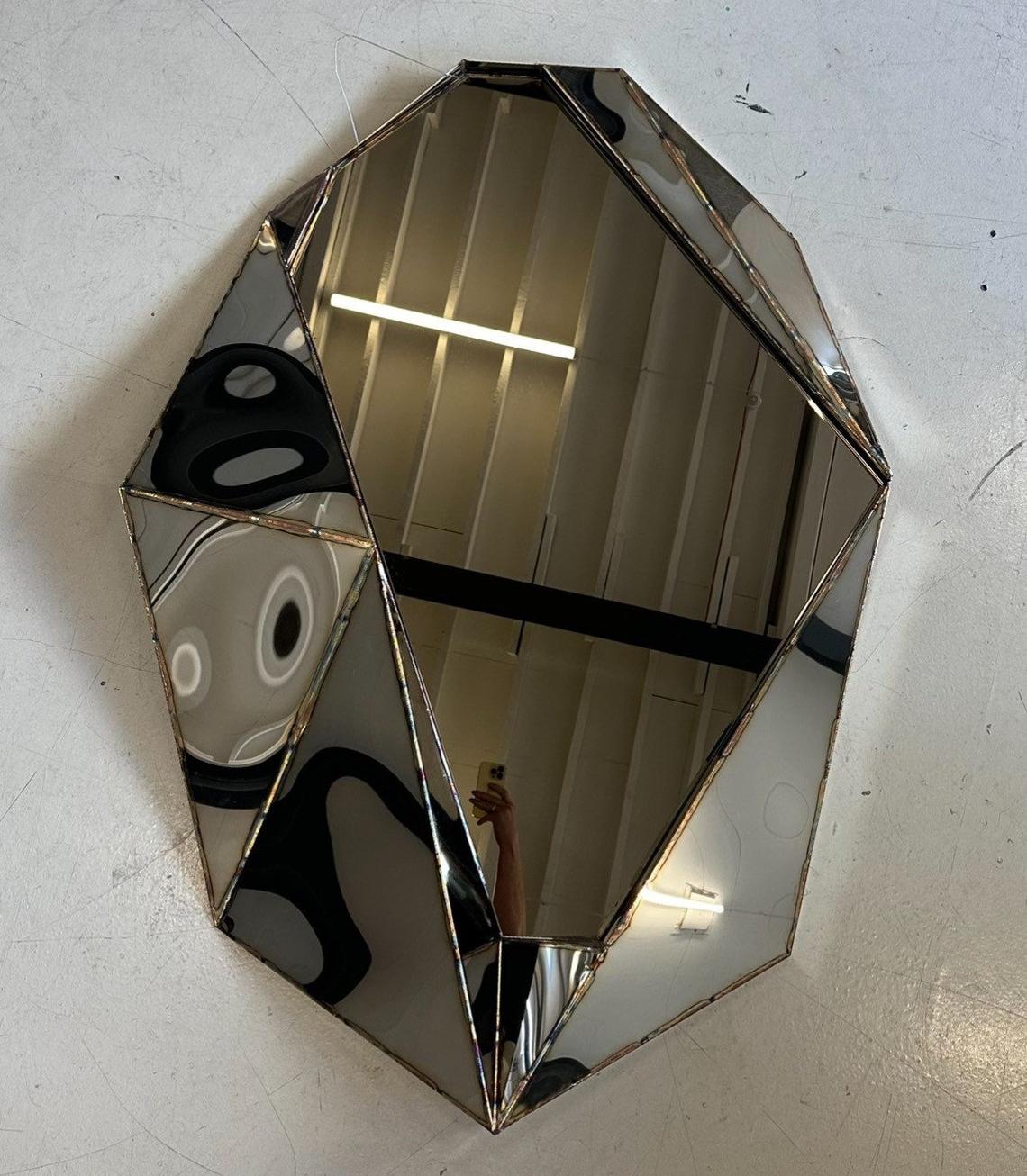 Stainless steel wall art project design detail
