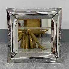 Stainless steel wall art project design detail