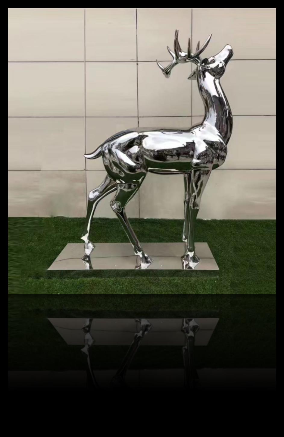 Architectural stainless steel sculpture project design detail