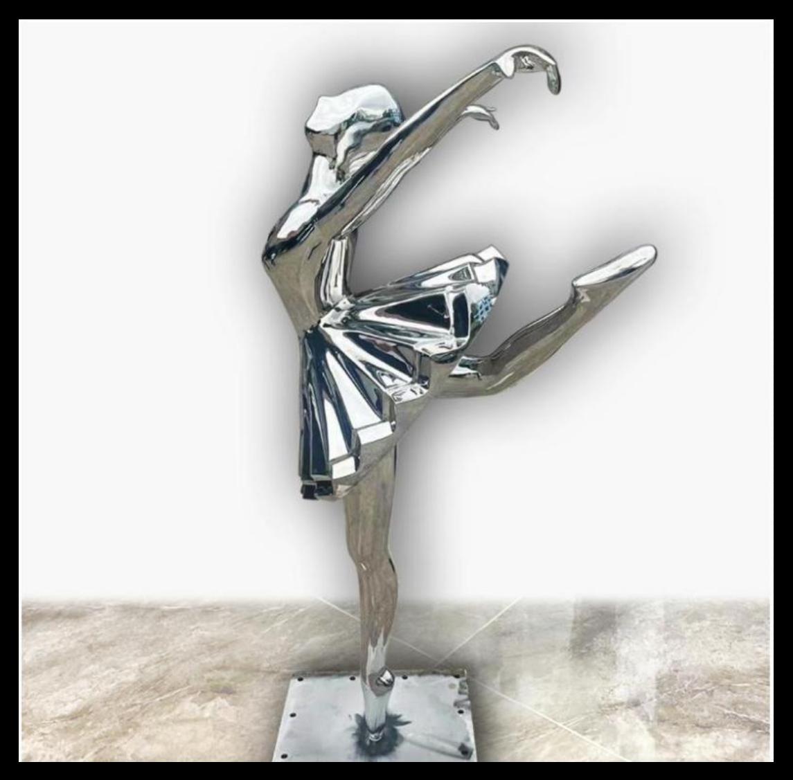 Architectural stainless steel sculpture project design detail