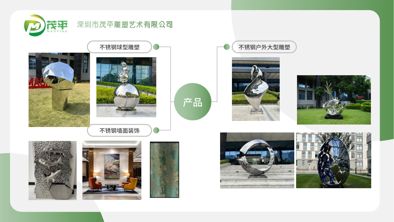 Custom sculpture selection catalogue spread