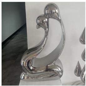 Decorative objects and wall art project design detail