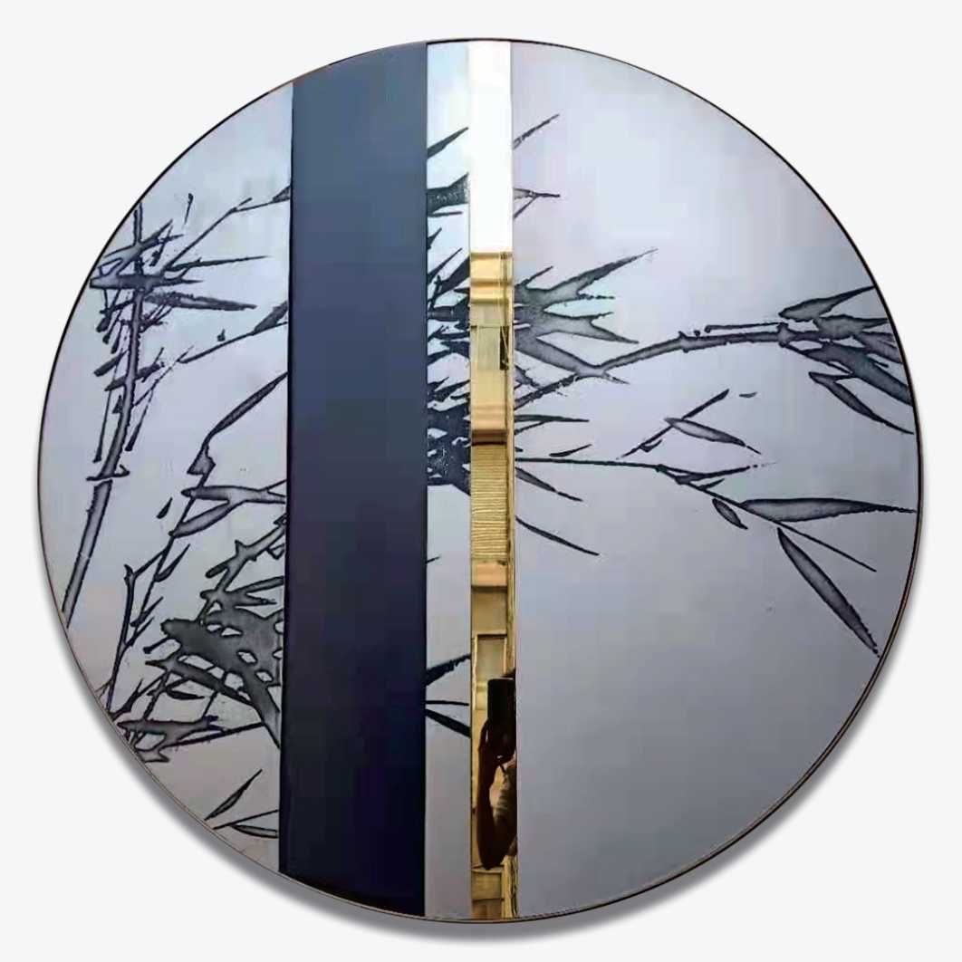 Decorative objects and wall art project design detail