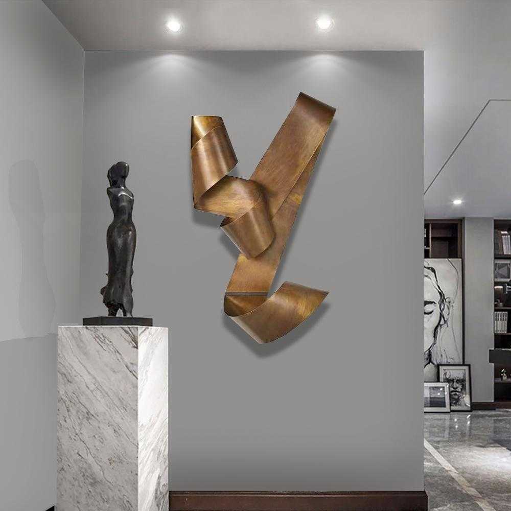 Decorative objects and wall art project design detail