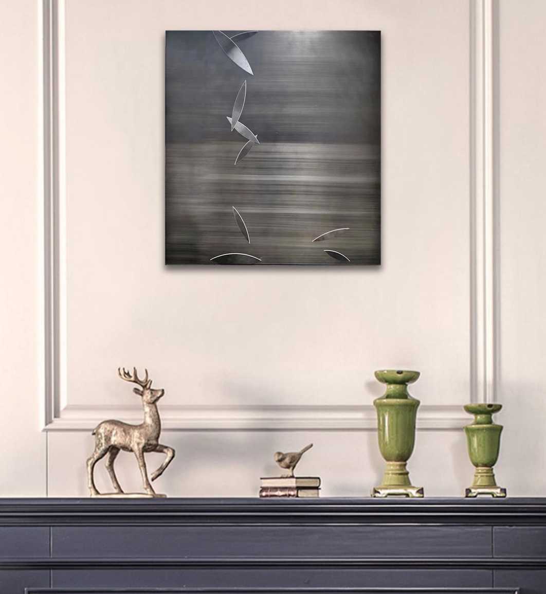 Decorative objects and wall art project design detail