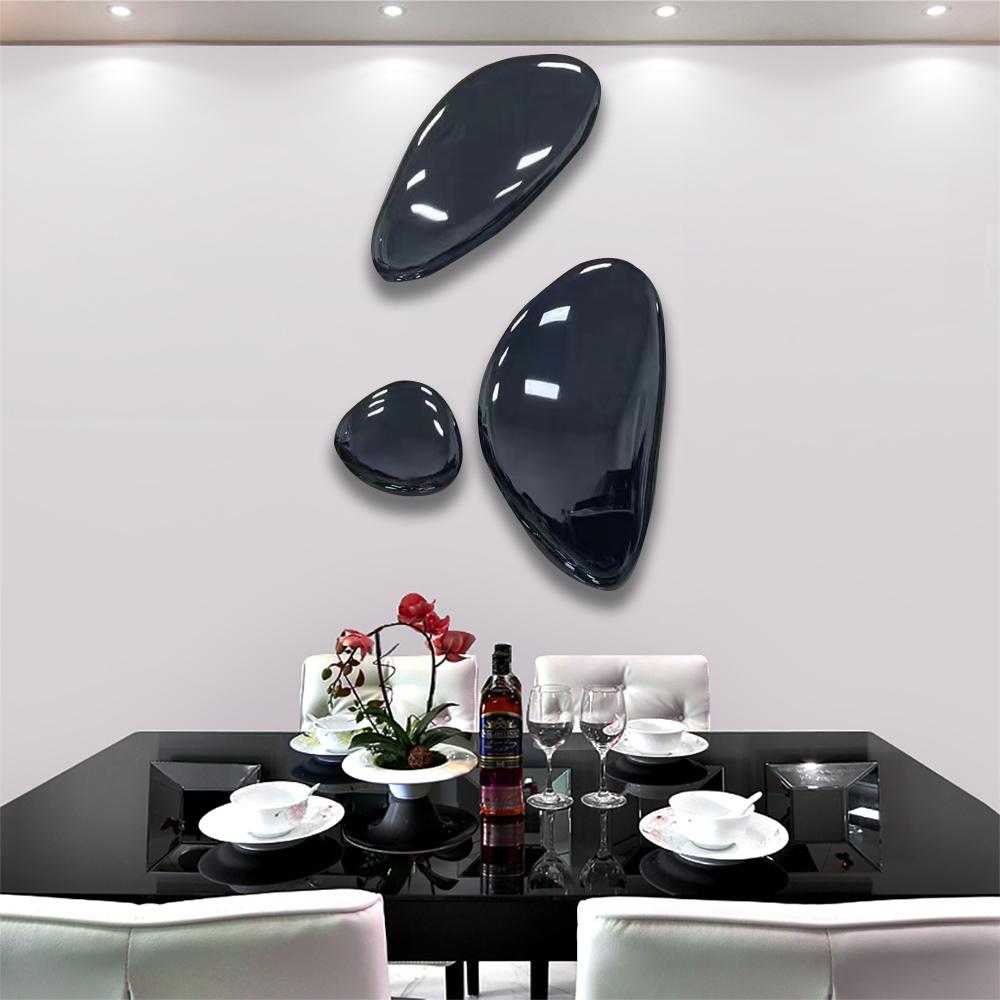 Decorative objects and wall art project design detail