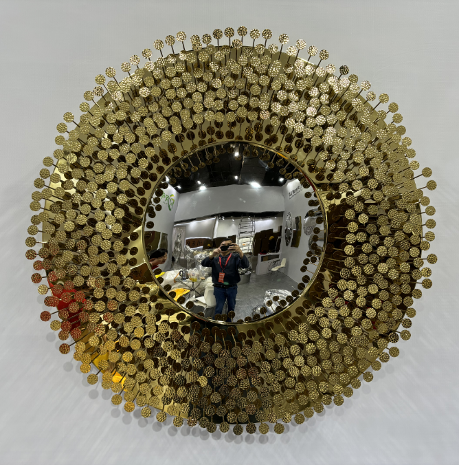 Decorative objects and wall art project design detail