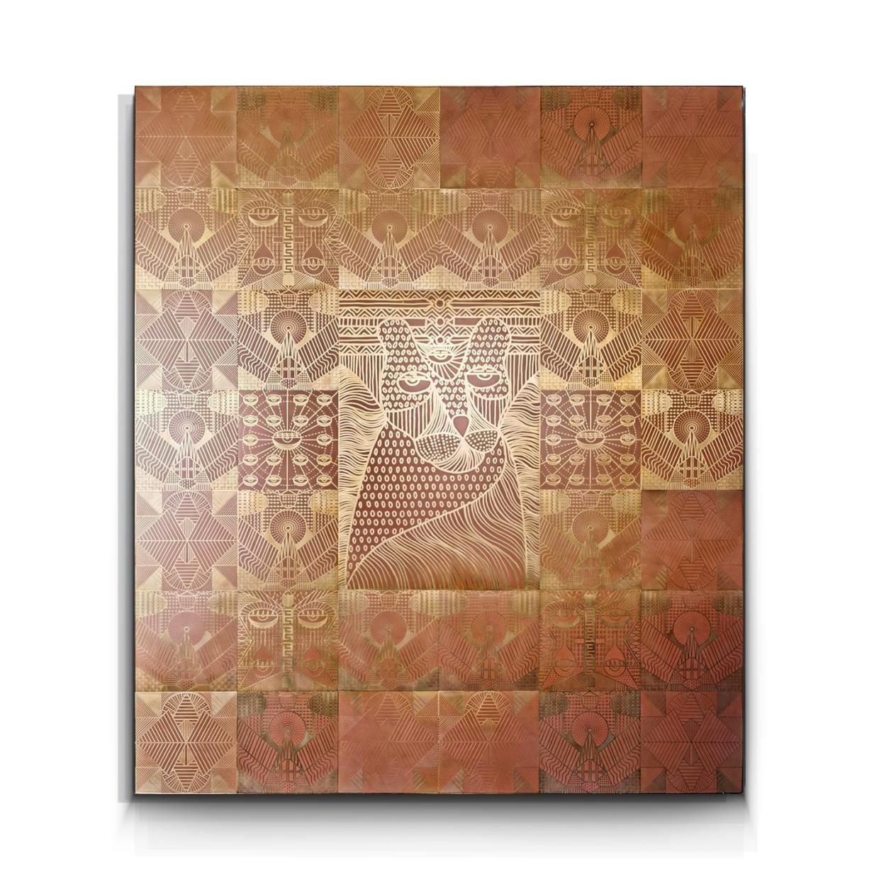 Decorative objects and wall art project design detail