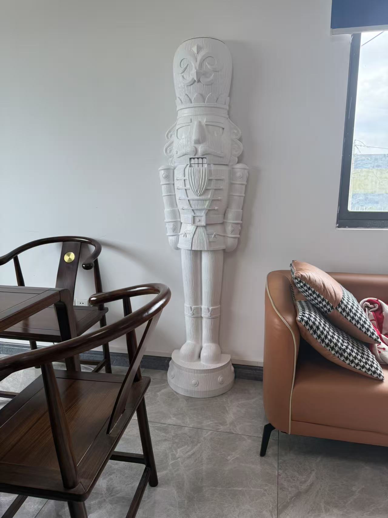 Character and IP sculpture in its original project or workshop setting