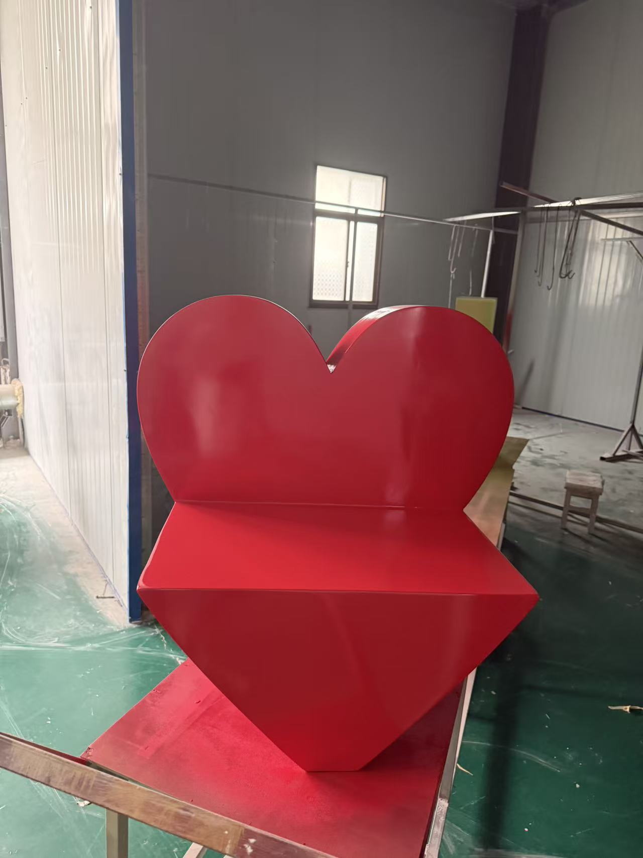 Sculptural seating in its original project or workshop setting