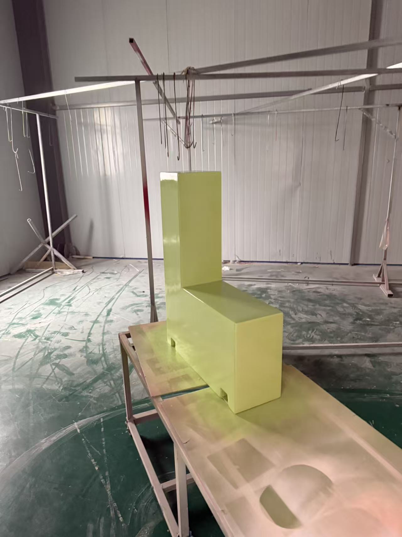 Sculptural seating in its original project or workshop setting