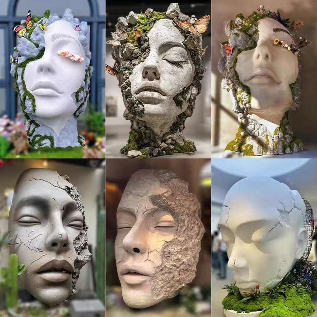 Custom landmark sculpture in its original project or workshop setting